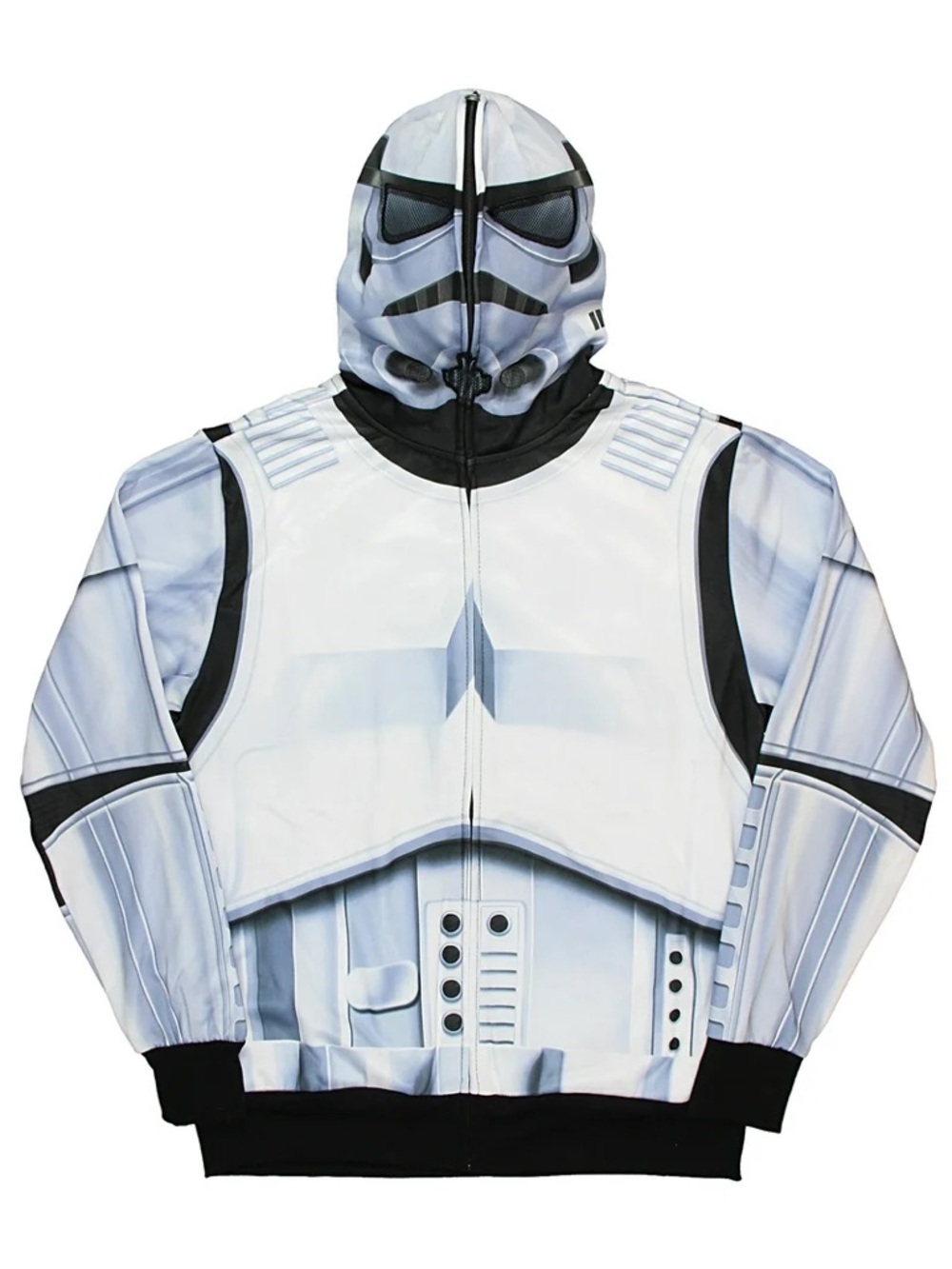 Star Wars Stormtrooper Zip Hoodie Youth Large Geek Pop Culture Movie Cosplay